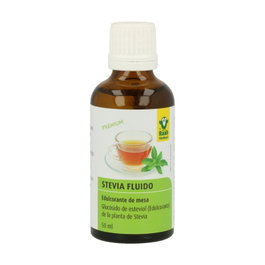 Raab Estevia Fluido Premium 50 ml, Edulcorante Líquido