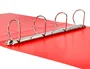 Liderpapel Carpeta 4 Anillas 40 Mm Polipropileno Din A4 Rojo Translucido