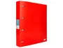 Liderpapel Carpeta 4 Anillas 40 Mm Polipropileno Din A4 Rojo Translucido