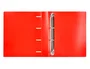 Liderpapel Carpeta 4 Anillas 40 Mm Polipropileno Din A4 Rojo Translucido