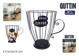 Quttin Organizador de Metal para Cápsulas de Café y Tazas