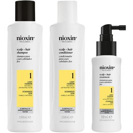 Nioxin Scalp + Hair Thickening System 1 para Cabello Natural con Afinamiento Ligero