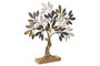DKD Home Decor Decoración Metal Árbol Dorado 50x9x52