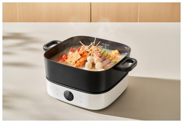 XIAOMI Xiaomi Hot Pot Cooker 6 L Negro, Blanco 2000 W XIAOMI Xiaomi Hot Pot Cooker 6 L Negro, Blanco 2000 W