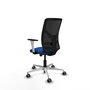 PIQUERAS Y CRESPO Silla de oficina Motilla con mecanismo Sincro/Traslack Azul y Negro