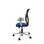PIQUERAS Y CRESPO Silla de oficina Motilla con mecanismo Sincro/Traslack Azul y Negro