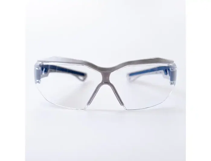 Safetop Gafas de Protección Pristina PC Claro Montura Bi-Componente Antivaho UV Partículas