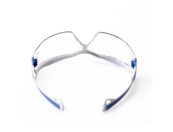 Safetop Gafas de Protección Pristina PC Claro Montura Bi-Componente Antivaho UV Partículas