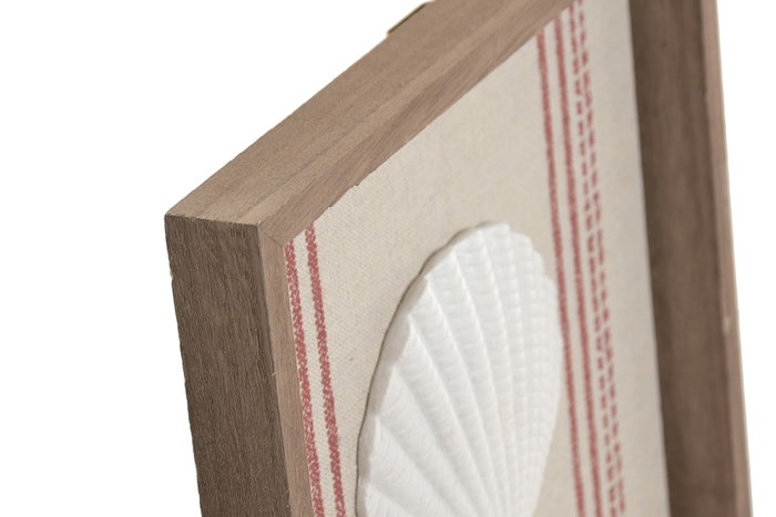 DKD Home Decor Cuadro MDF Resina 25x2,5x25 Marino 3D Surtido de 6