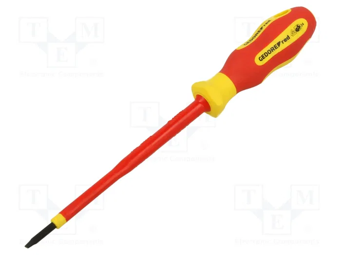 GEDORE Destornillador plano aislado 3mm punta 100mm Gedore Red GEDORE Destornillador plano aislado 3mm punta 100mm Gedore Red