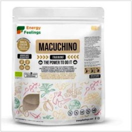 Energy Feelings Macuchino Training 500Gr. Eco Batido Energizante para Vigor y Bienestar, Certificado Ecológico