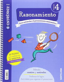 SANTILLANA, CUADERNO RAZONAMIENTO 4ºPRIMARIA. ENTRÉNATE - SANTILLANA