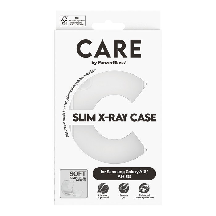 PanzerGlass X-Ray Case Transparente para Samsung Galaxy A16 4G / A16 5G PanzerGlass X-Ray Case Transparente para Samsung Galaxy A16 4G / A16 5G