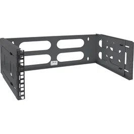 Inline Rack plegable de 19", 4U, 24-40 cm de profundidad, negro