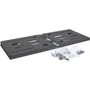 Inline Rack plegable de 19", 4U, 24-40 cm de profundidad, negro
