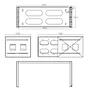 Inline Rack plegable de 19", 4U, 24-40 cm de profundidad, negro