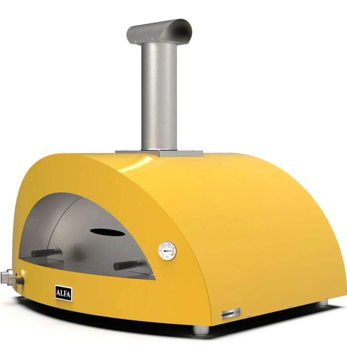 Alfa Forni Moderno 5 Pizze Hybrid Fire Yellow