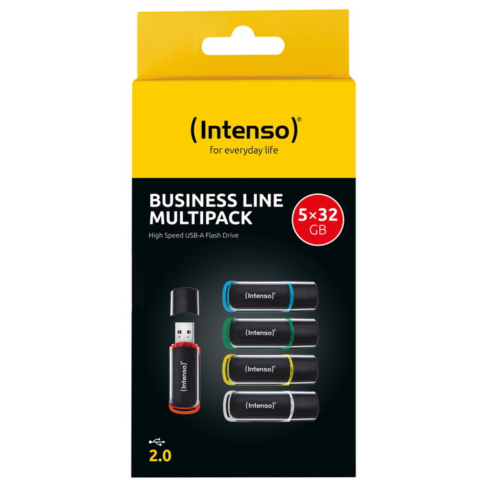Intenso Business Line Multipack 5x32GB USB 2.0 Colores Variados
