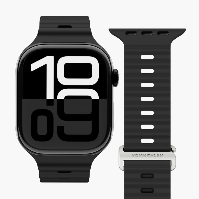 Vonmählen Wave Band 2 Schwarz 38 / 40 / 41 mm Vonmählen Wave Band 2 Schwarz 38 / 40 / 41 mm