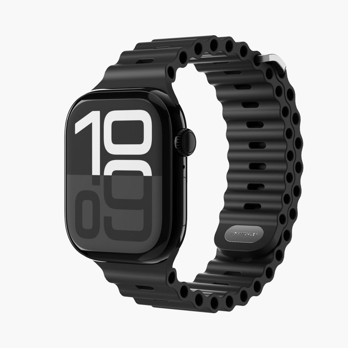 Vonmählen Wave Band 2 Schwarz 38 / 40 / 41 mm Vonmählen Wave Band 2 Schwarz 38 / 40 / 41 mm