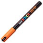 Uni ball POSCA Marcador PC-1MR No Permanente Punta Extrafina 0.7 mm Naranja