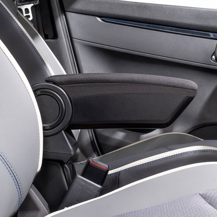 Armster Reposabrazos 3 para Ford B-Max 2015-2017 con Techo Solar, Tela Negra