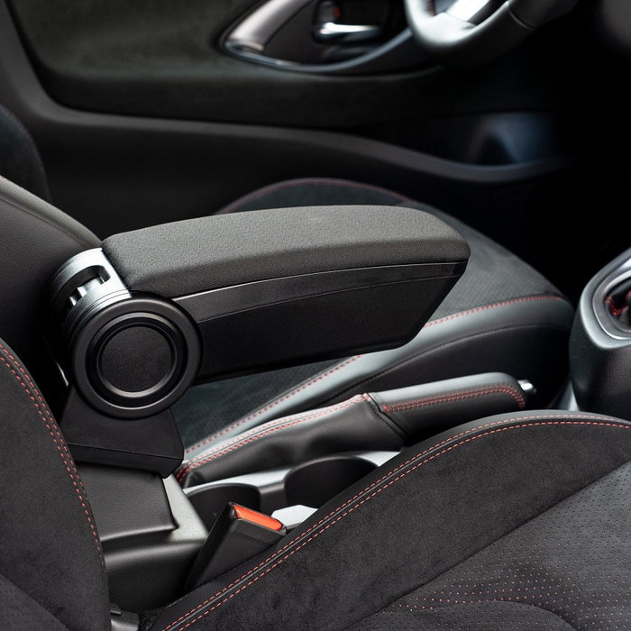 Armster Reposabrazos 3 para Ford B-Max 2015-2017 con Techo Solar, Tela Negra
