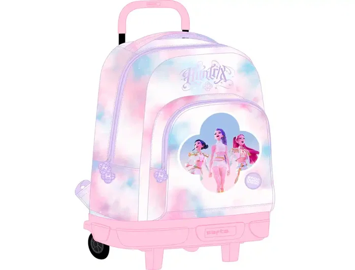 Safta Mochila Compact Artist K-Pop Demon Hunters con Ruedas