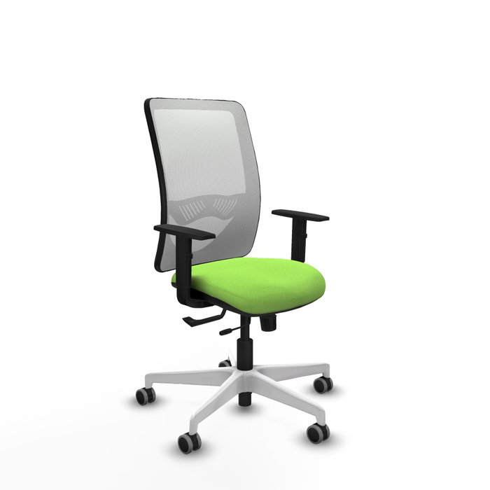 PIQUERAS Y CRESPO Silla de oficina Zulema Pistacho y Blanco PIQUERAS Y CRESPO Silla de oficina Zulema Pistacho y Blanco