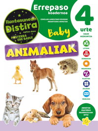 SALDAÑA Euskera Cuaderno de Repaso 4 Años Animales Baby