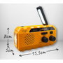Adler Radio solar con manivela AD 1197