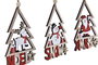 DKD Home Decor Decoración Colgante MDF Surtida