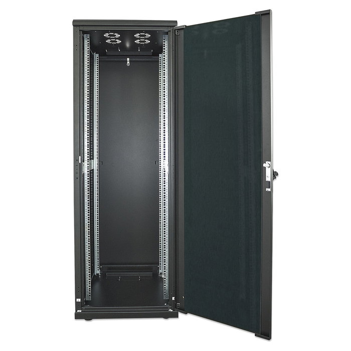 Intellinet Armario de Red 19" 42U 800x800 mm Negro, Carga Máx. 1500 kg, IP20, Bloqueo Teclado, Patas Ajustables, Certificación CE/UL/RoHS