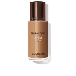 Guerlain Terracotta Le Teint Glow Fondo de Maquillaje Fluido #6N, 30 ml - 95% Ingredientes Naturales, 24h Resplandor