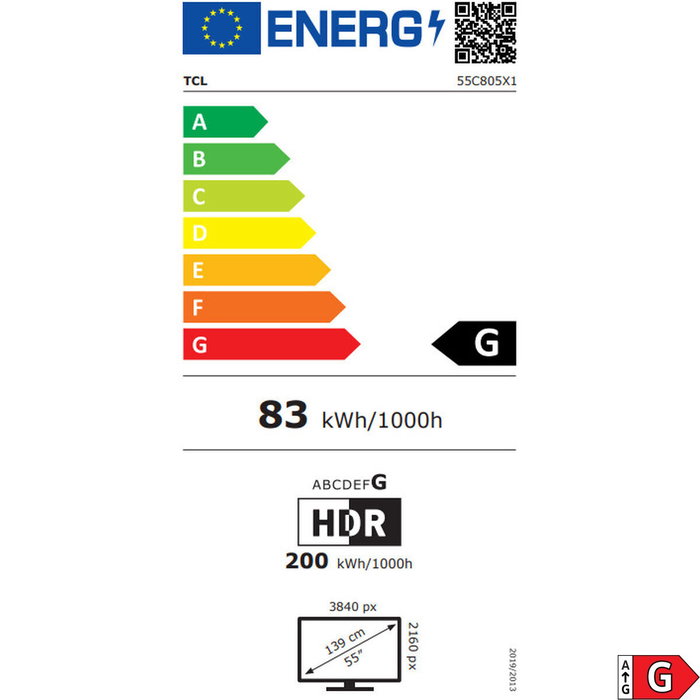 Smart TV TCL 55P8K AMD FreeSync 55" 4K Ultra HD