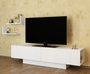 Hanah Home Mueble TV Blanco Moderno Escandinavo Diseño Novedoso 150cm Ancho 40cm Alto