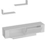 Hanah Home Mueble TV Blanco Moderno Escandinavo Diseño Novedoso 150cm Ancho 40cm Alto