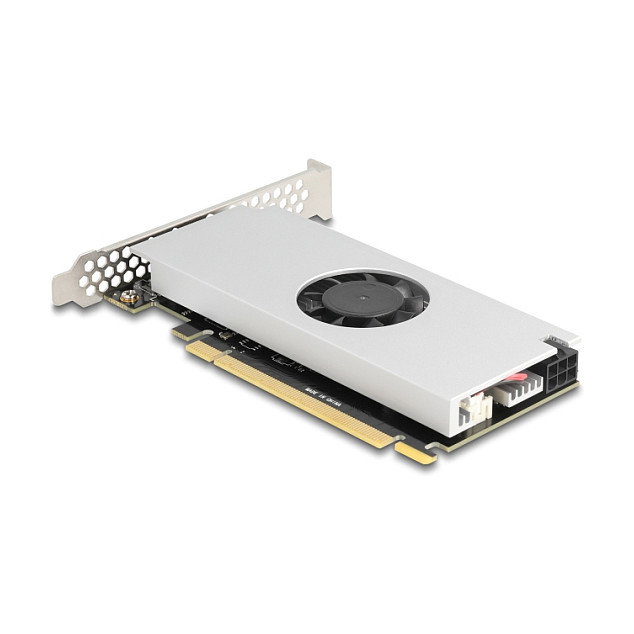 DeLOCK 90805 Tarjeta PCIe USB Tipo C Dual Channel 2 x 20 Gbps con Ventilador, Perfil Bajo
