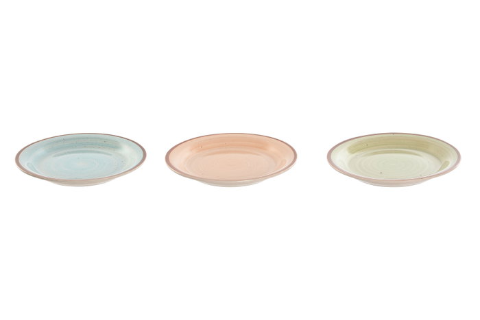 DKD Home Decor Platos de Loza Surtidos 18,5x18,5 cm DKD Home Decor Platos de Loza Surtidos 18,5x18,5 cm