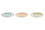 DKD Home Decor Platos de Loza Surtidos 18,5x18,5 cm