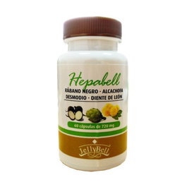 Jellybell HEPABELL 720mg 60 Cápsulas Complemento Alimenticio para el Hígado