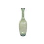 DKD Home Decor Jarrón de Cristal Reciclado Artesanal Verde 30x30x100 cm