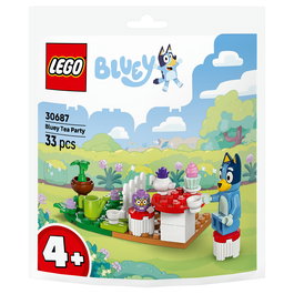 LEGO 30687 Fiesta de Té de Bluey (Polybag), Juego de Construcción, 33 Piezas, Edad 4+, Multicolor, Plástico
