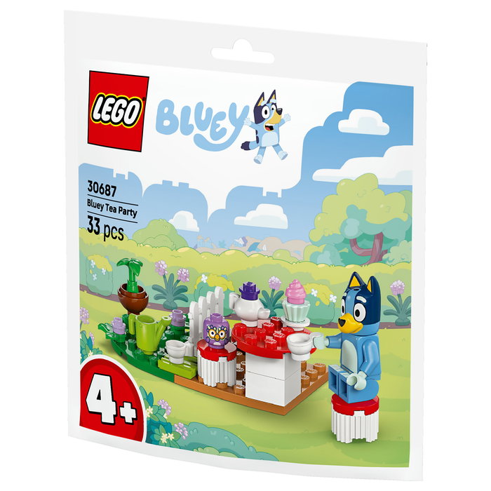 LEGO 30687 Fiesta de Té de Bluey (Polybag), Juego de Construcción, 33 Piezas, Edad 4+, Multicolor, Plástico