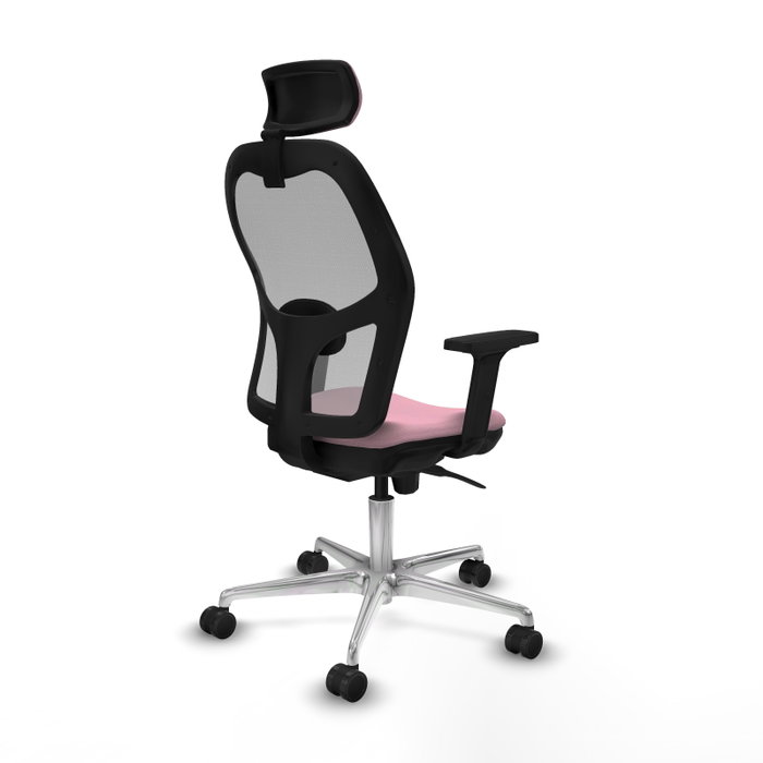 PIQUERAS Y CRESPO Silla de oficina Jorquera Rosa y Gris PIQUERAS Y CRESPO Silla de oficina Jorquera Rosa y Gris