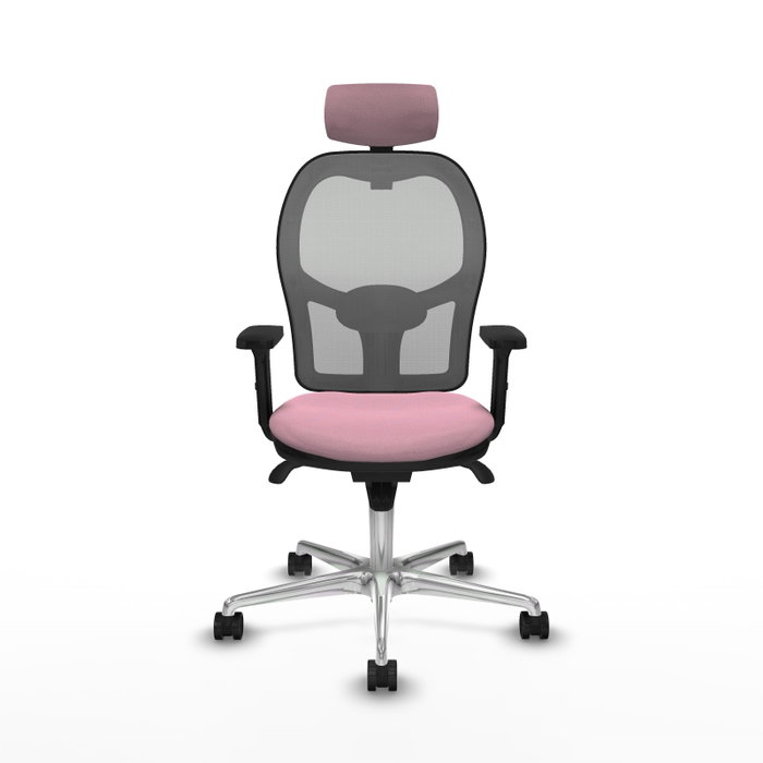 PIQUERAS Y CRESPO Silla de oficina Jorquera Rosa y Gris PIQUERAS Y CRESPO Silla de oficina Jorquera Rosa y Gris