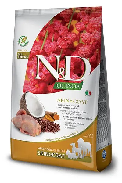 Farmina N&D Quinoa Skin & Coat Codorniz 7kg