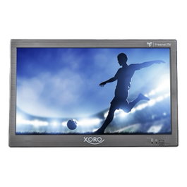 XORO PTL 1050 V2 TV Portátil de 10.1" (25.4 cm) con DVB-T2, HD, LCD, 1024x600 Pixeles, Sintonizador Digital, USB, HDMI, Batería Recargable