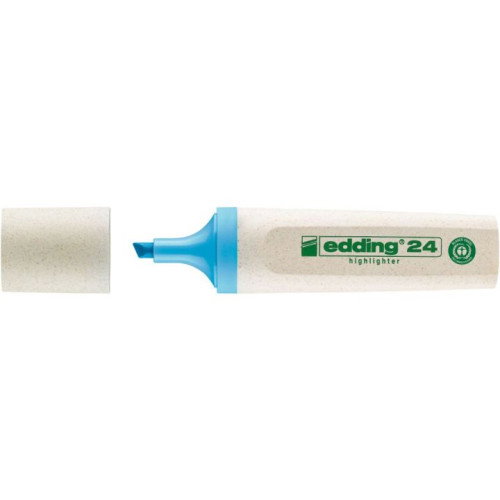 Edding Marcador fluorescente Ecoline 24 azul claro