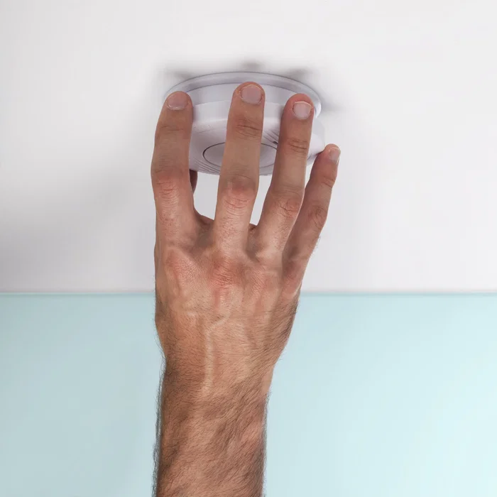 Smartwares 10.044.62 Detector de Humo RM250 - Sensor Óptico con Vida de 10 Años, Incluye Batería de 1 Año, Alarma 85 dB, para Hogar u Oficina